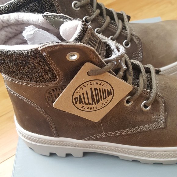 NEW PALLADIUM LEATHER BOOTS  7  NIB - Picture 6 of 8